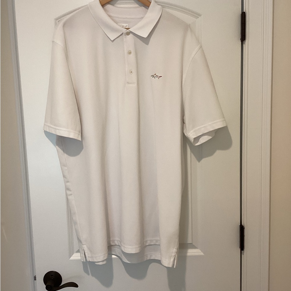Greg Norman Collection White Polo Shirt